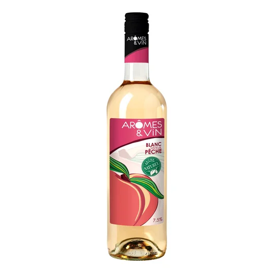 Boisson a base de vin blanc Pêche