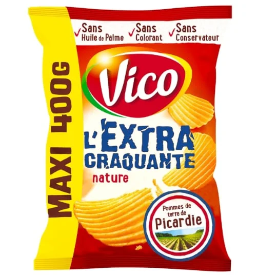 Chips extra craquantes, nature
