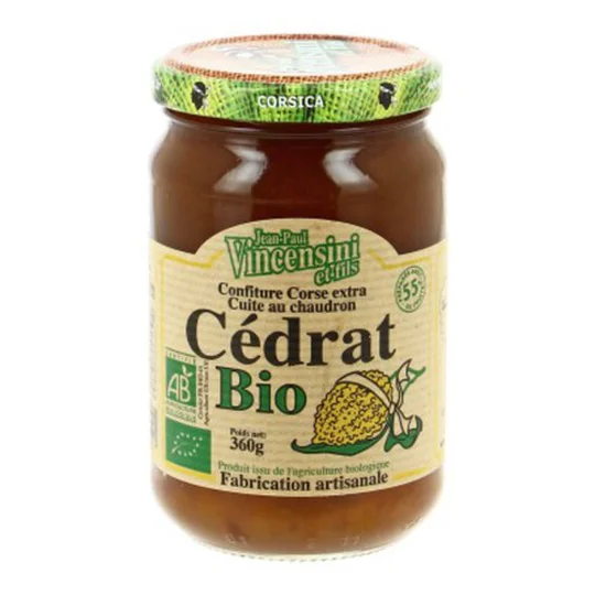 Confiture de Cédrat Bio
