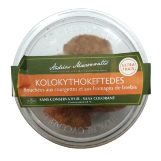 Kolokythokeftedes bouchées aux courgettes