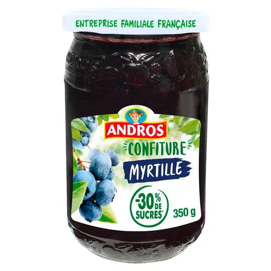 Confiture aux myrtilles Allégée