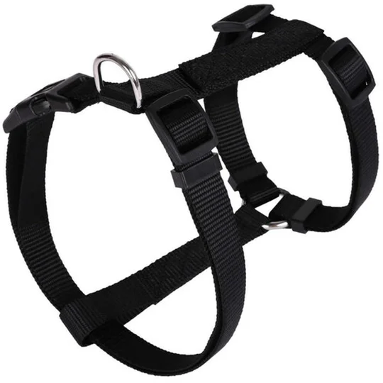 Harnais Basic T0 12mm et 32/45cm pour Chien Noir