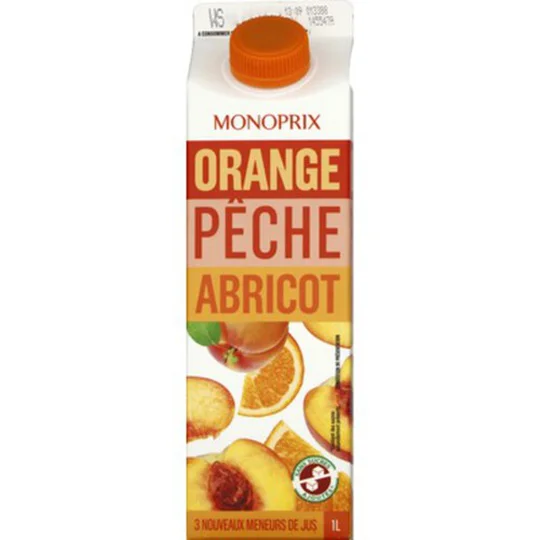 Nectar À L'Orange Pêche Et Abricot