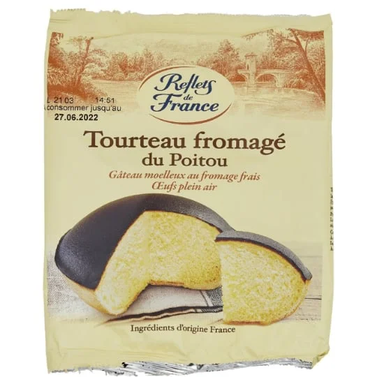 Gâteau tourteau fromagé du Poitou