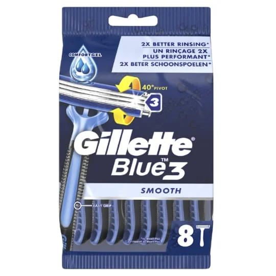 Rasoir Jetable Blue3 Smooth X8