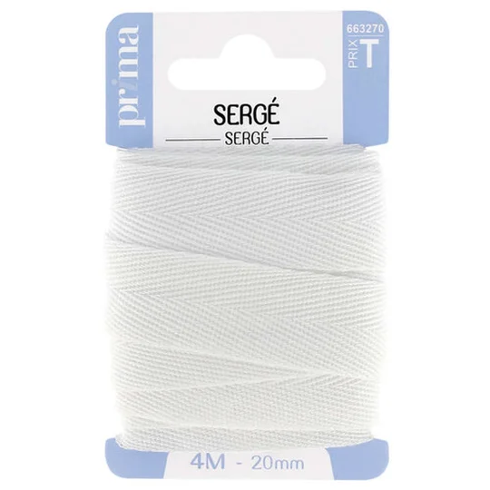 Serge Blanc 4m x 20mm