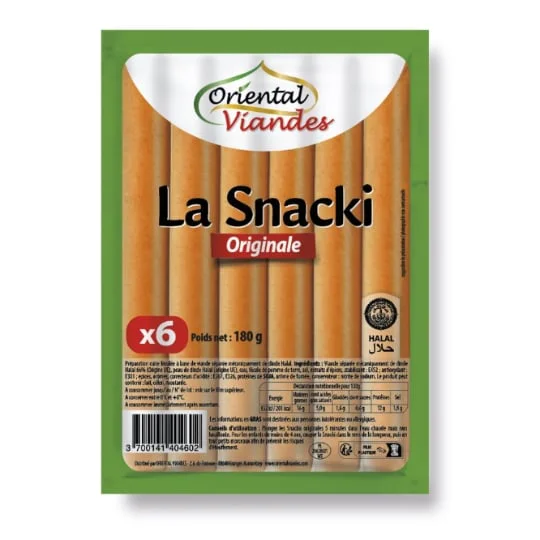 Saucisson la snacki original Halal