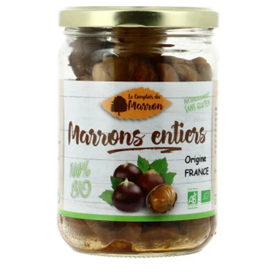Marrons Entiers de France Bio