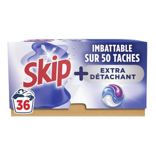 Lessive Capsules Extra Détachant Tout en 1