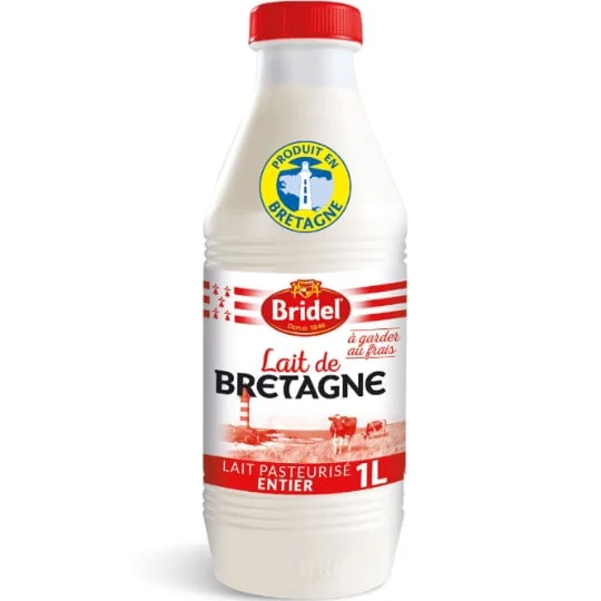 Lait Frais Entier Pasteurisé de Bretagne