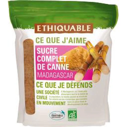 Sucre complet de canne BIO