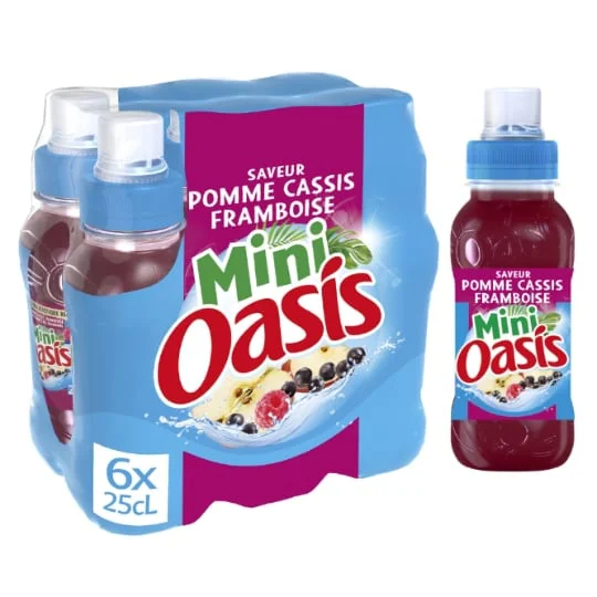 Boisson aux fruits pomme cassis framboise