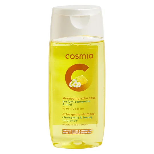 Shampooing extra doux camomille miel cheveux blonds et châtains clairs