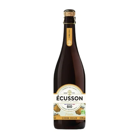 Cidres doux fruité Bio