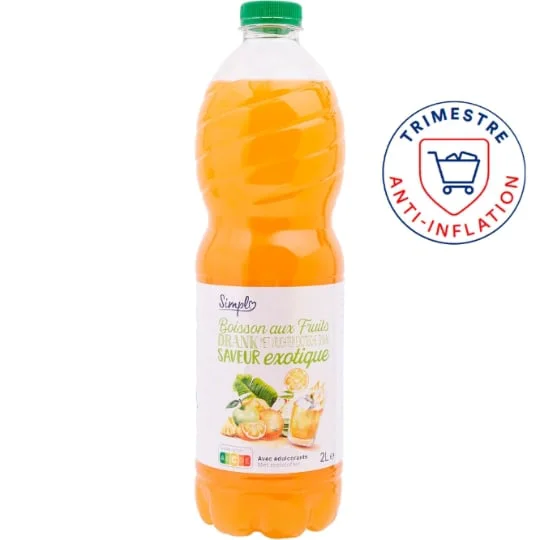 Boisson aux fruits saveur exotique