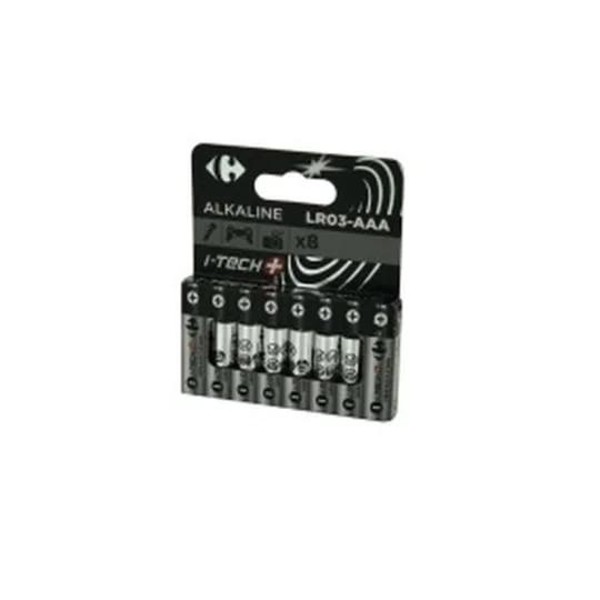 Lot de 8 Piles Lr03/Aaa I-Tech+