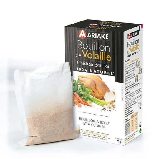 Bouillon de volaille 100% naturel à boire et à cuisiner