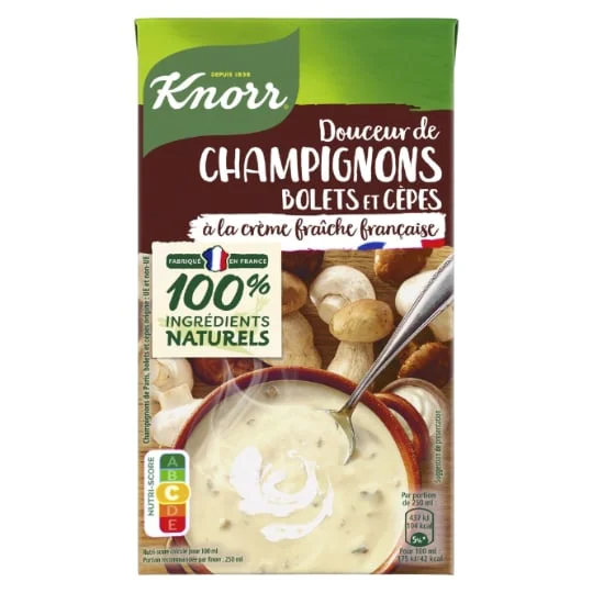 Soupe Champignons bolets et cèpes