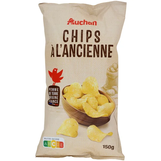 Chips à l'ancienne nature