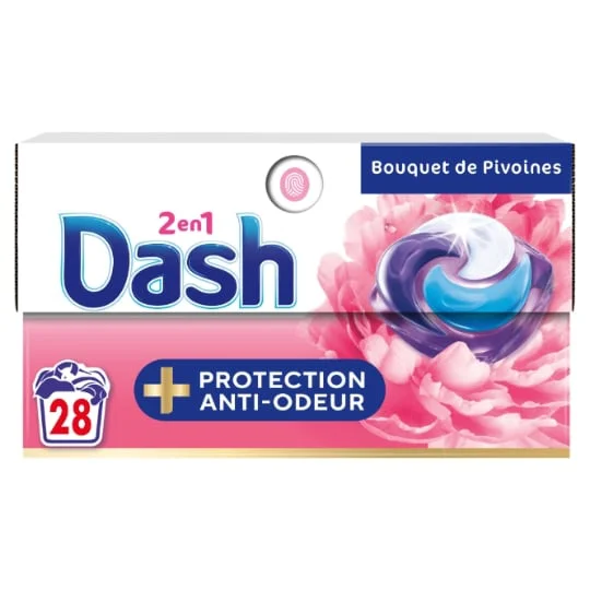 Capsules Lessive 2en1 au Pivoine et Hibiscus