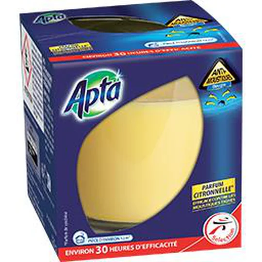 Bougie anti-moustique parfum citronnelle