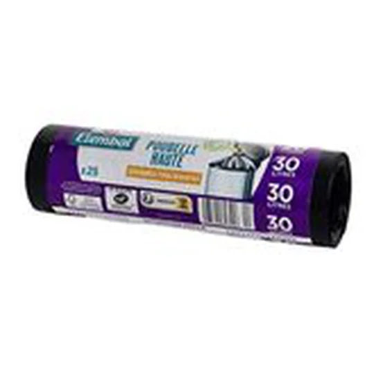 Sacs poubelle haute 30L Poignées coulissantes - x25