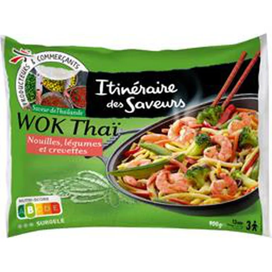 Saveur de Thaïlande - Wok Thaï nouilles légumes crevettes