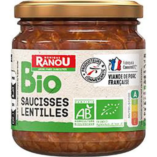 Saucisse lentilles BIO