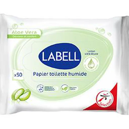 Papier toilette humide Aloe Vera