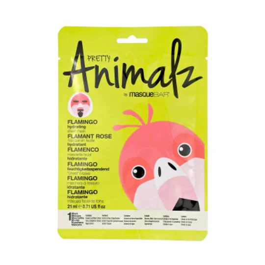 Masque Tissu Enfant Flamant Rose