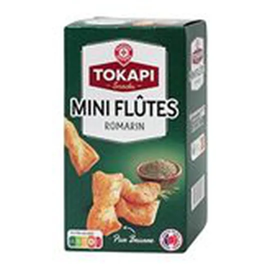 Mini-flûtes feuilletéesTokapi Romarin