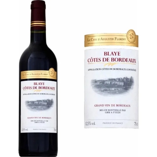 Vin rouge Blaye Côtes de Bordeaux