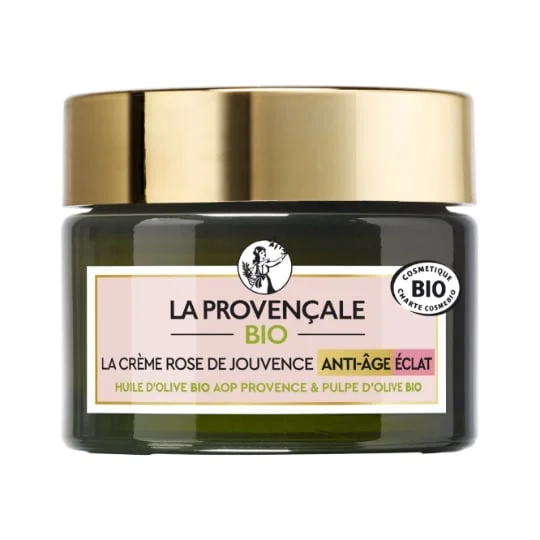 Crème Visage Jour Anti-Âge Bio Rose Eclat Jouvence