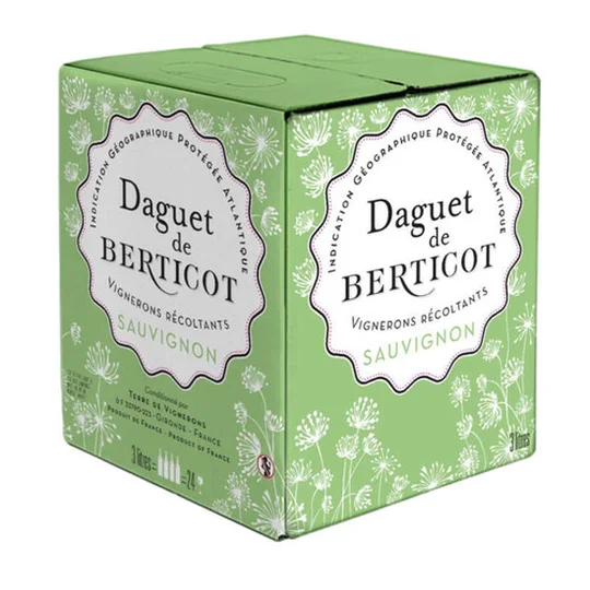 3L Bib Daguet Berticot Blanc