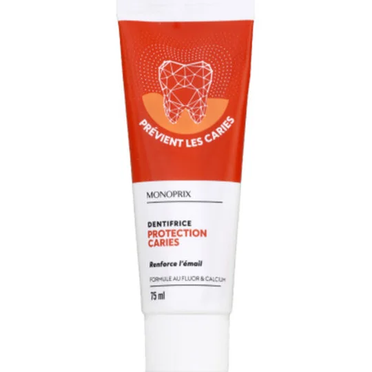 Dentifrice protection caries