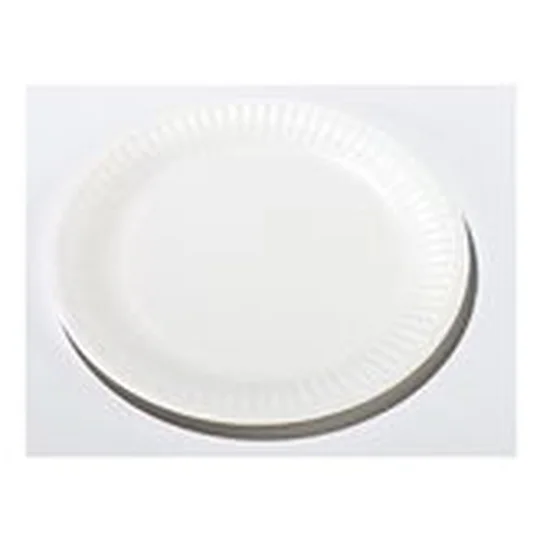 Assiettes dessert 17cm Blanc sans film PE - x50