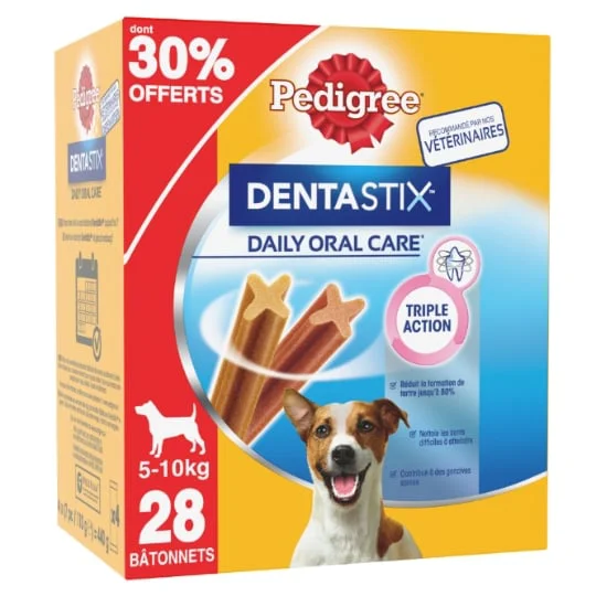 Dentastix friandises hygiène dentaire pour petit chien