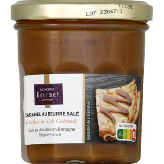 Caramel au beurre salé à la fleur de sel de Guérande