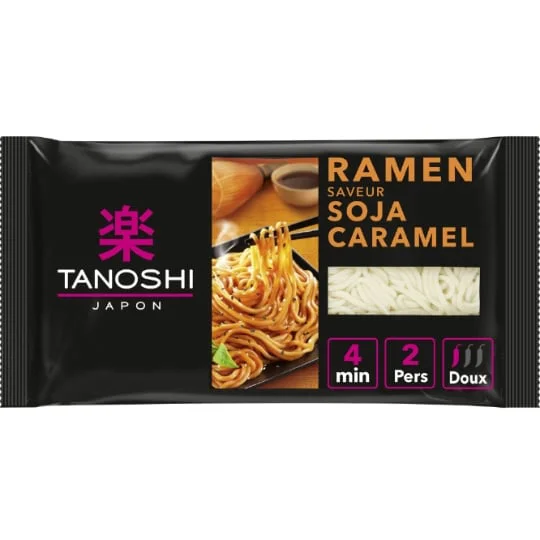 Nouilles japonaises soja caramel