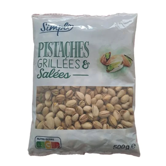 Pistaches grillées salées