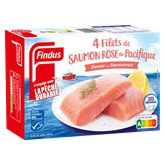 Filets de saumon rose Pacifique - MSC - x4