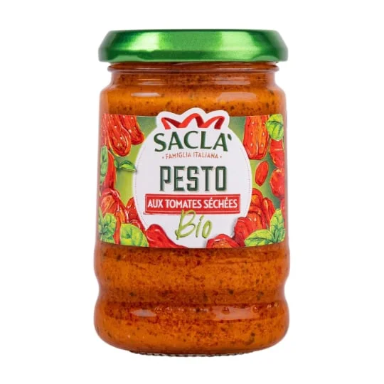 Sauce pesto aux tomates séchées Bio