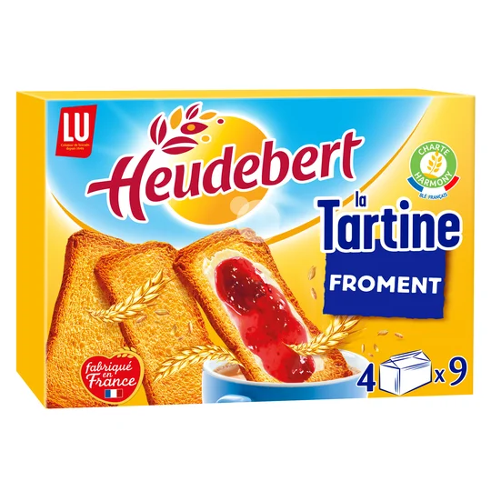 Tartine au froment sachets fraîcheur