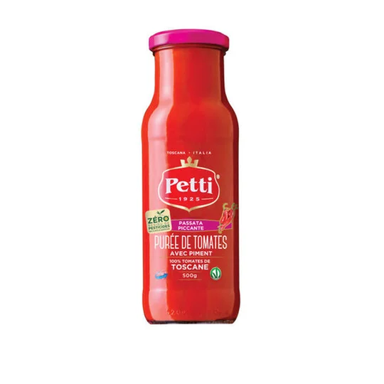 Purée de tomates piment