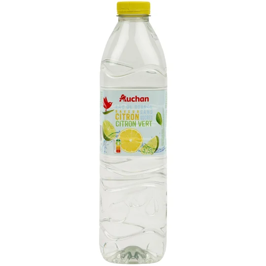 Eau de source aromatisée citron vert