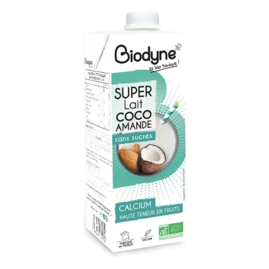Boisson végétale lait coco sans sucres