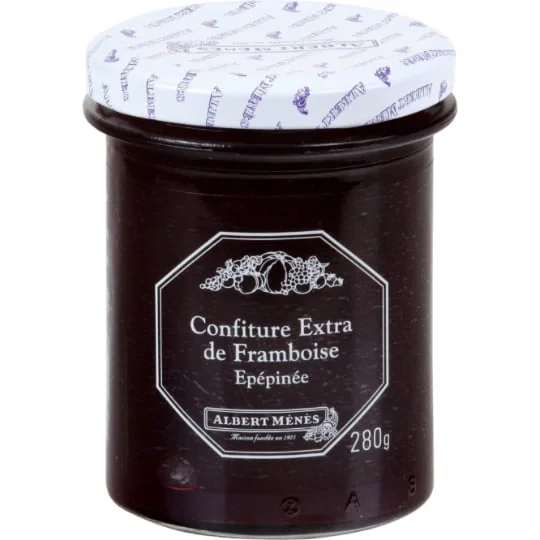 Confiture framboise épépinée
