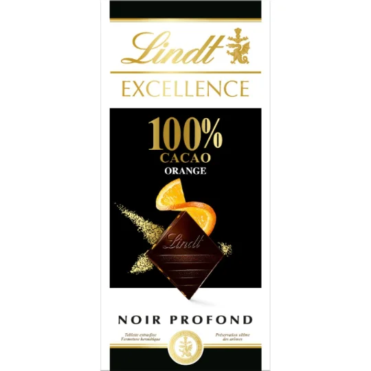 Choco 100% cacao Orange Amande