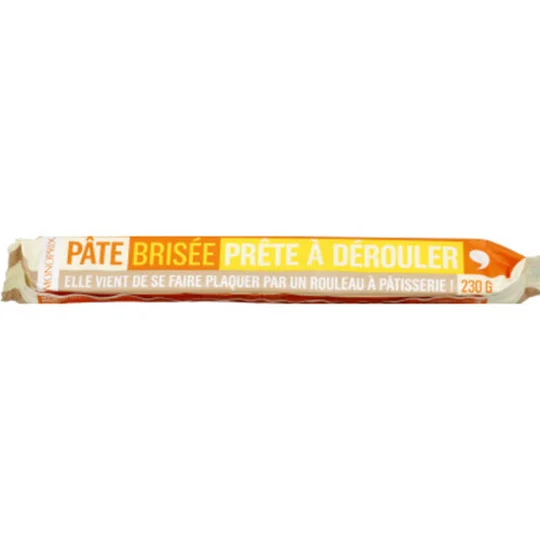 Pâte brisée prête à dérouler