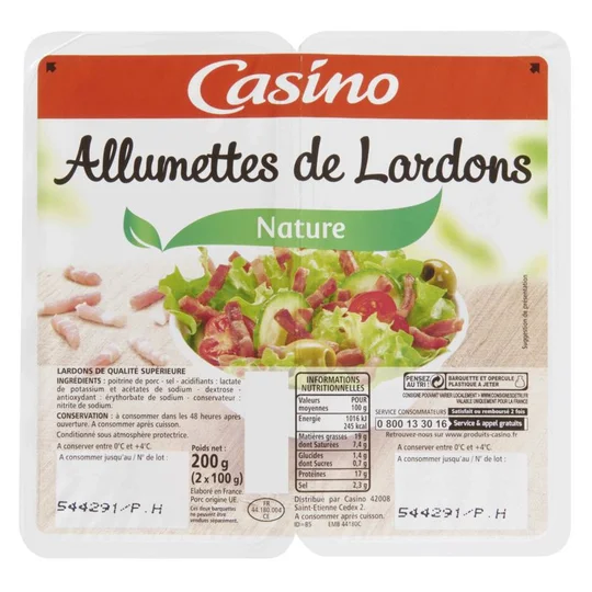 Allumette de lardon - Nature